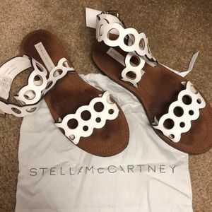 Stella McCartney white sandals